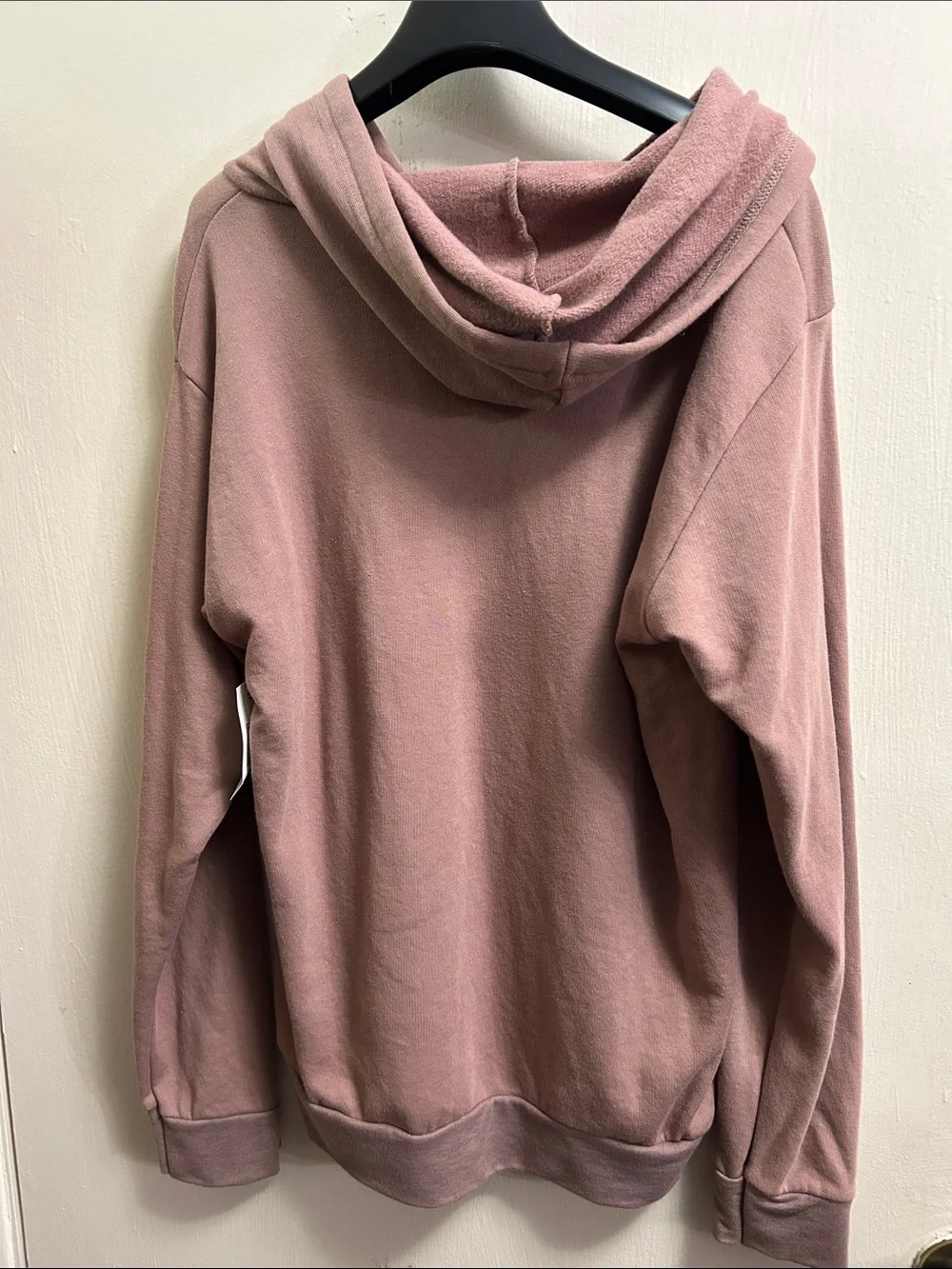 Ketzal Handmade Embroidered Boho Style Mauve Hooded Sweatshirt with Multicolor M - Picture 2 of 4